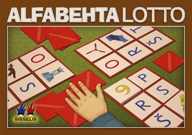 Alfabehtalotto. Spill med 20 brett og 120 kort. 6-