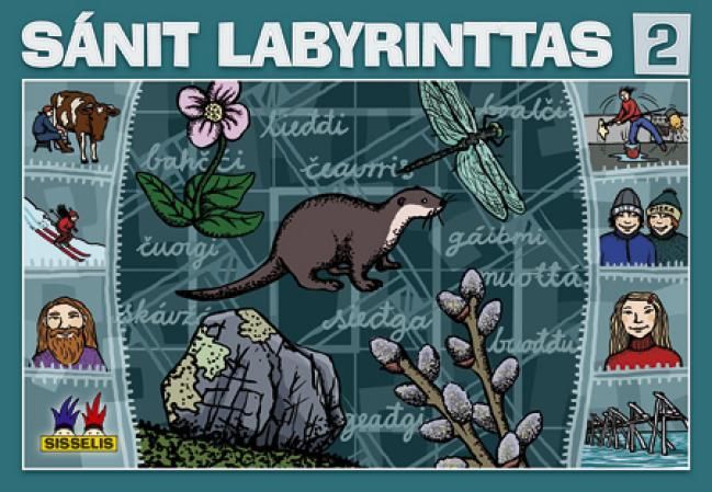 Sánit labyrinttas 2. Spill med 6 brett, 6 terninge