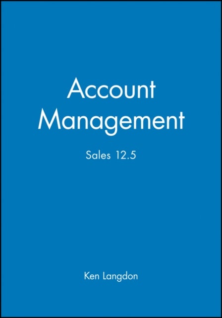 Account Management – Sales 12.5