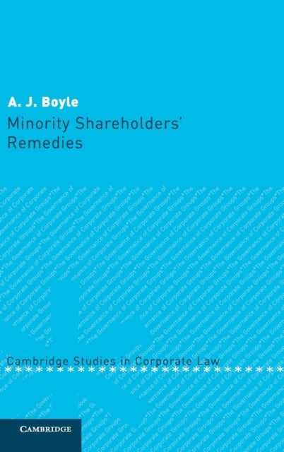 Minority Shareholders'' Remedies