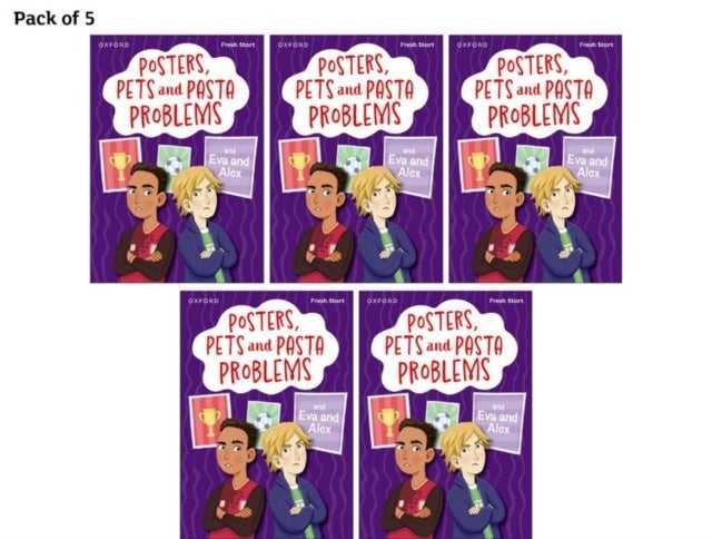 Read Write Inc. Fresh Start Readers: Book 13: Posters, Pets and Pasta Problems & Eva and Alex - Pack of 5