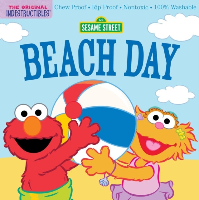 Indestructibles: Sesame Street: Beach Day - Chew Proof · Rip Proof · Nontoxic · 100% Washable (Book for Babies, Newborn Books, Safe to Chew)