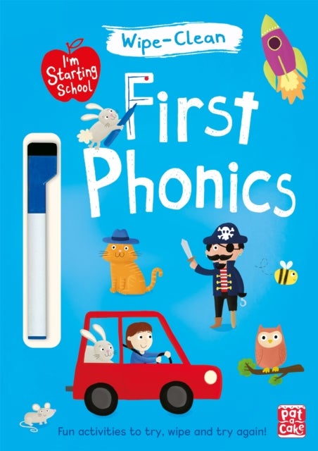 I''m Starting School: First Phonics - Wipe-clean book with pen