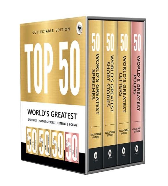 Top 50 World s Greatest Short Stories, Speeches, Letters & Poems, COLLECTABLE EDITION (Box Set of 4 - Short Stories, Speeches, Letters & Poems