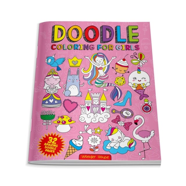 Doodle Coloring For Kids - Pink Edition