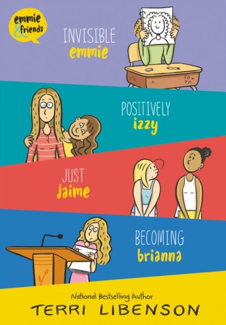 Emmie & Friends 4-Book Box Set - Invisible Emmie, Positively Izzy, Just Jaime, Becoming Brianna (A Graphic Novel Box Set)