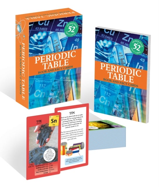 Periodic Table: Book & Card Deck - 128-Page Book & 52 Fact Cards