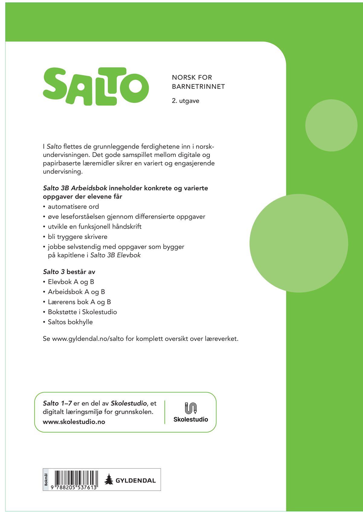 Salto 3B, 2. utg.