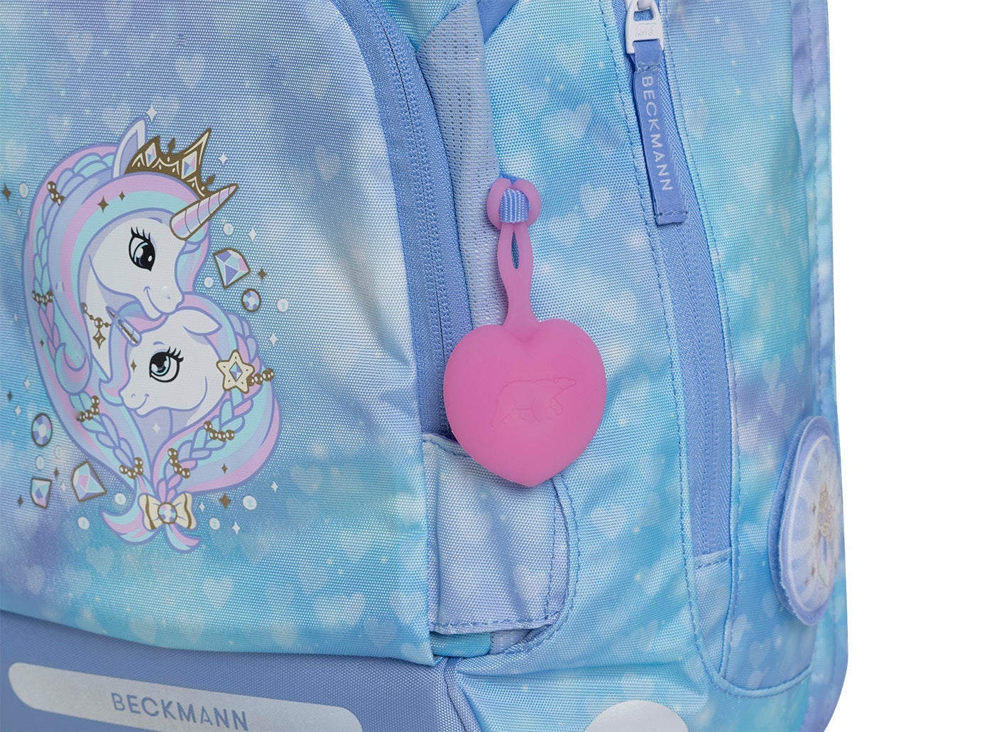 B-SEEN & SAFE LED lys Pink Heart Beckmann