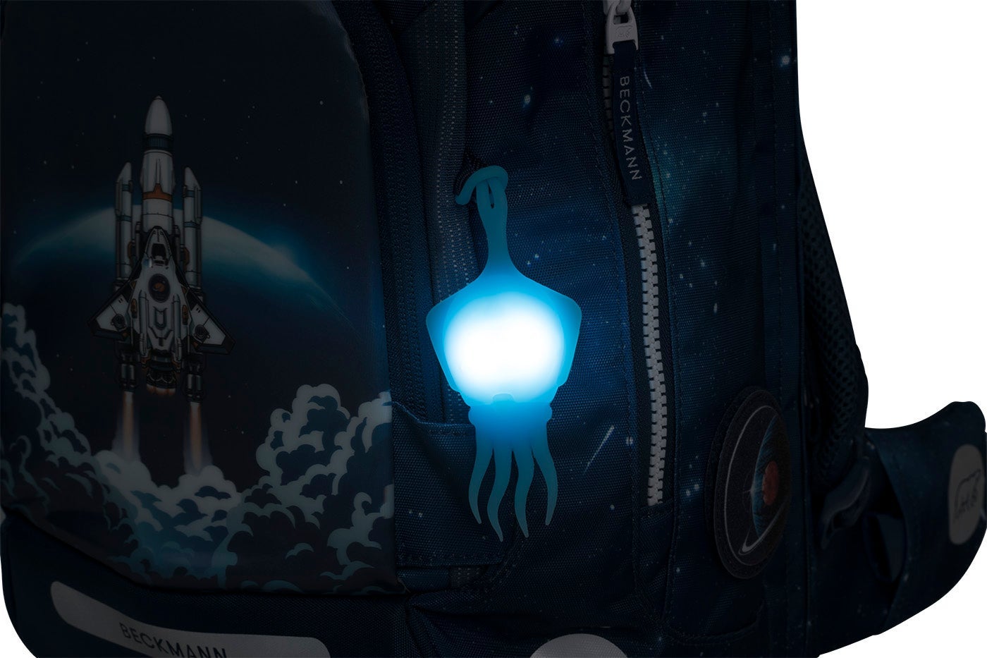 B-SEEN & SAFE LED lys Blue Squid Beckmann