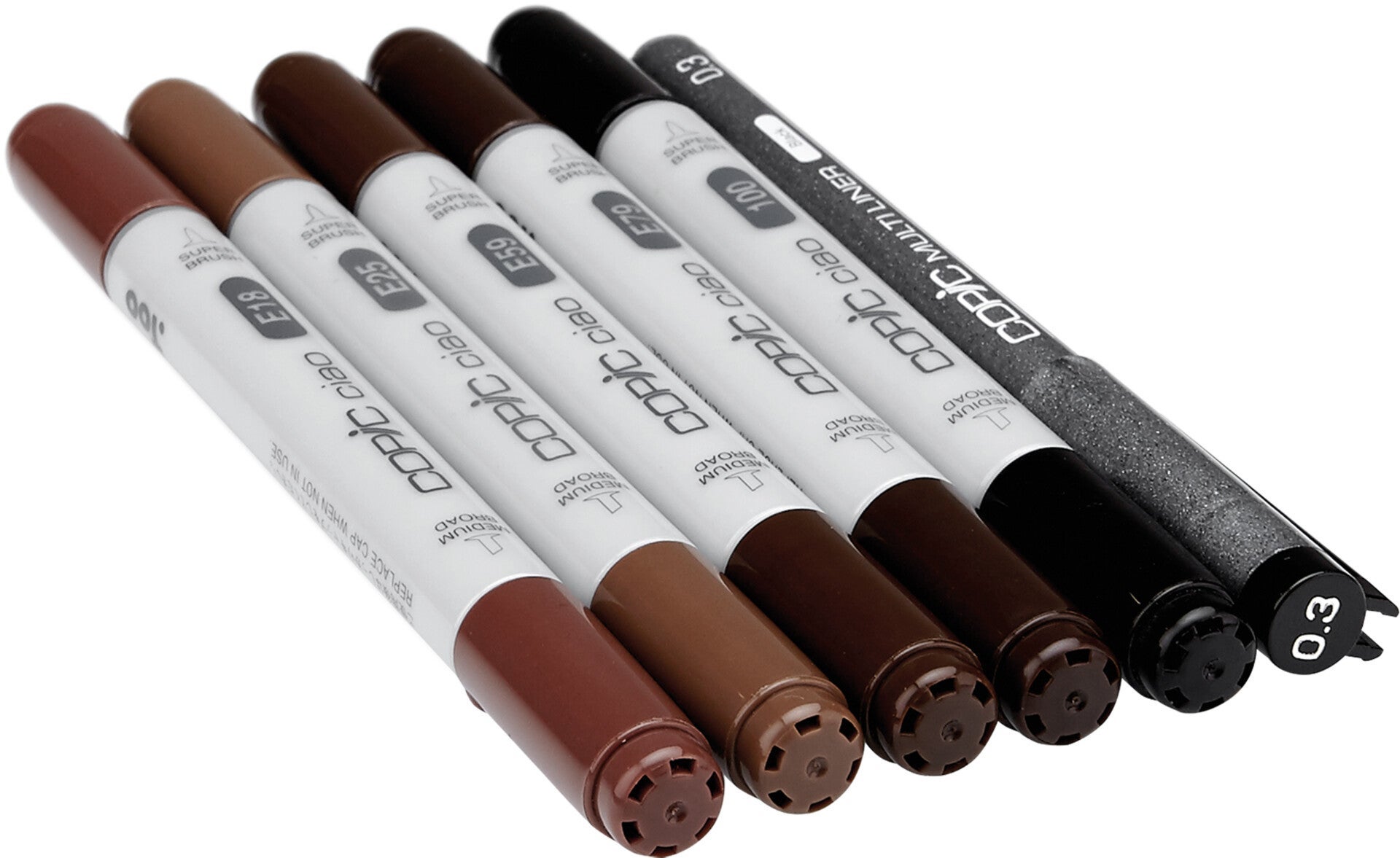 Tusj Copic Ciao Alkoholbasert 5+1 Hair Tones 2