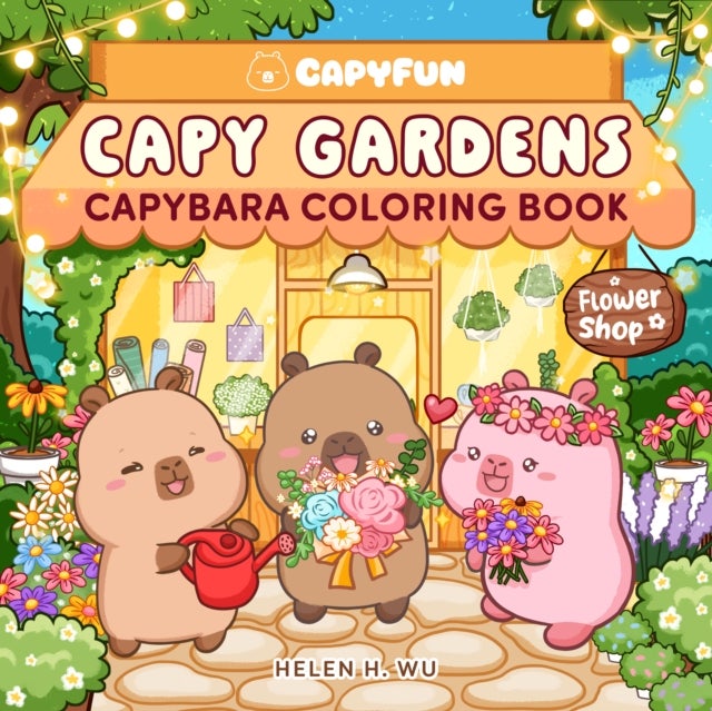 Capy Gardens - A Capybara Coloring Book