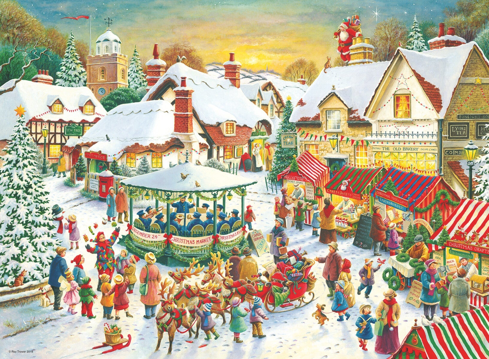Puslespill 2x500 Jul Coll No1 Ravensburger
