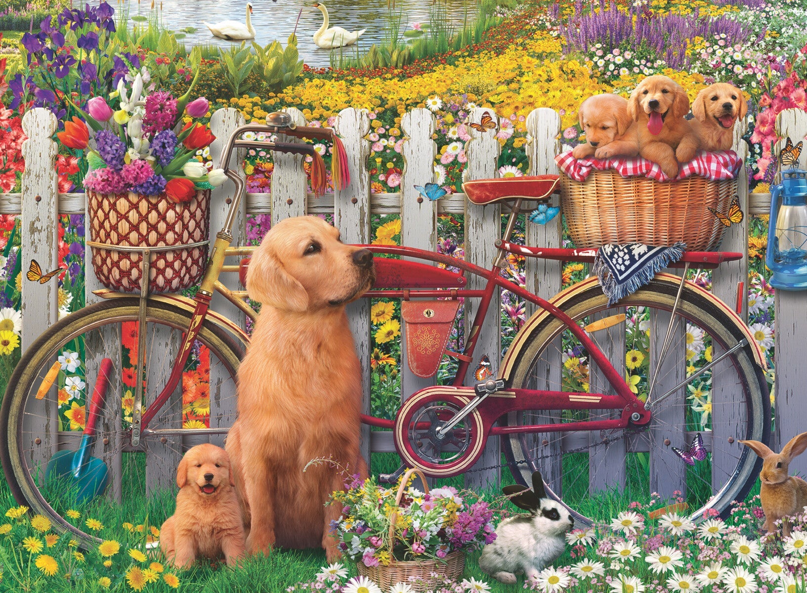 Puslespill 500 Søte Hunder Ravensburger