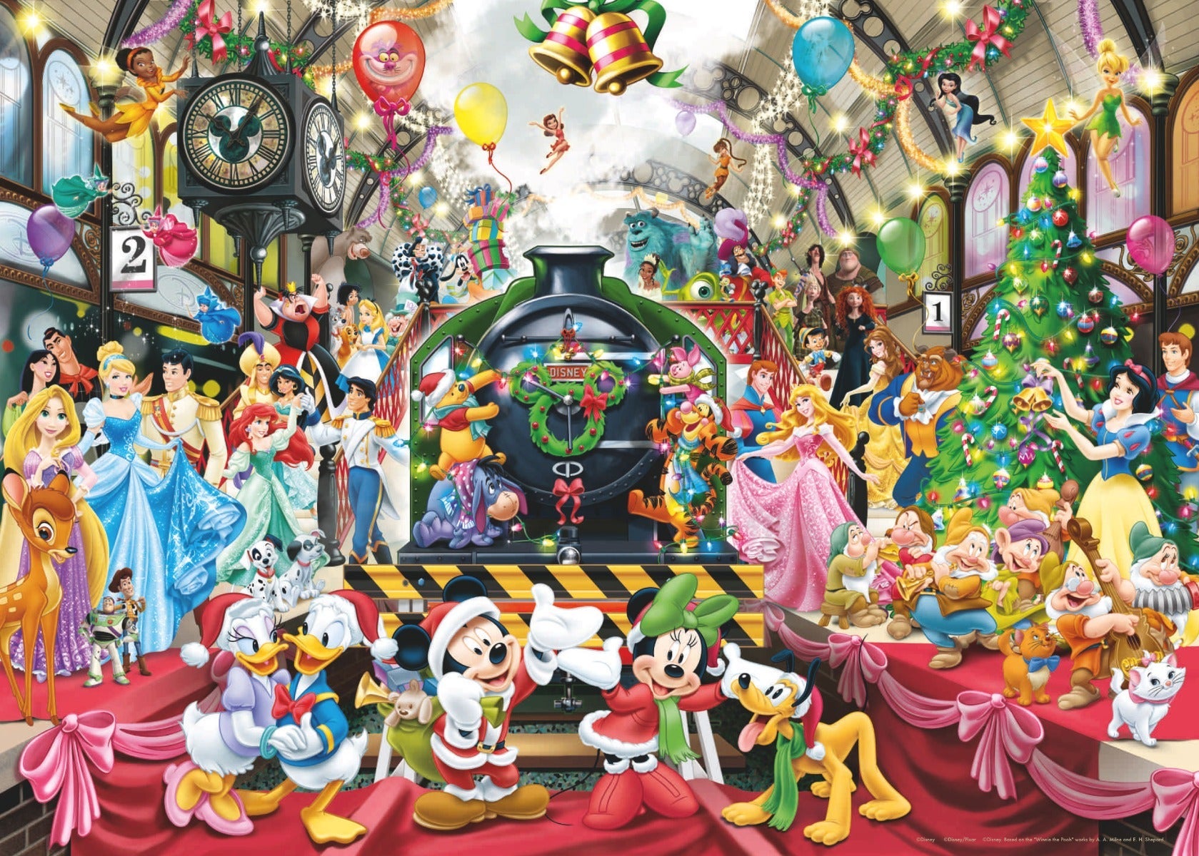 Puslespill 1000 Alle Om Bord Jul Ravensburger