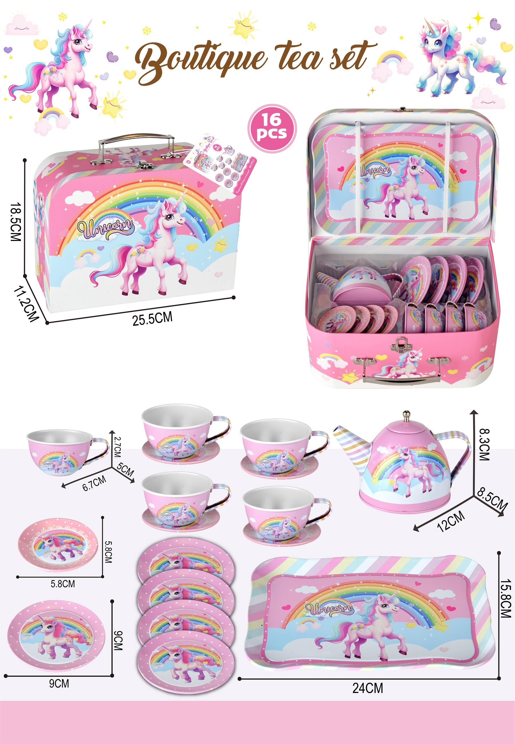 Koffert Unicorn m/koppesett i Tinn