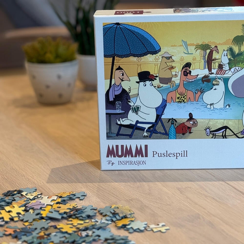 Puslespill 1000 Mummi i Bassenget