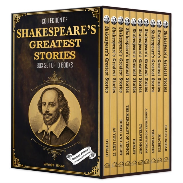 Collection of Shakespeare's Greatest Stories (Box Set of 10 Books) for Children - Box Set of 10 Books