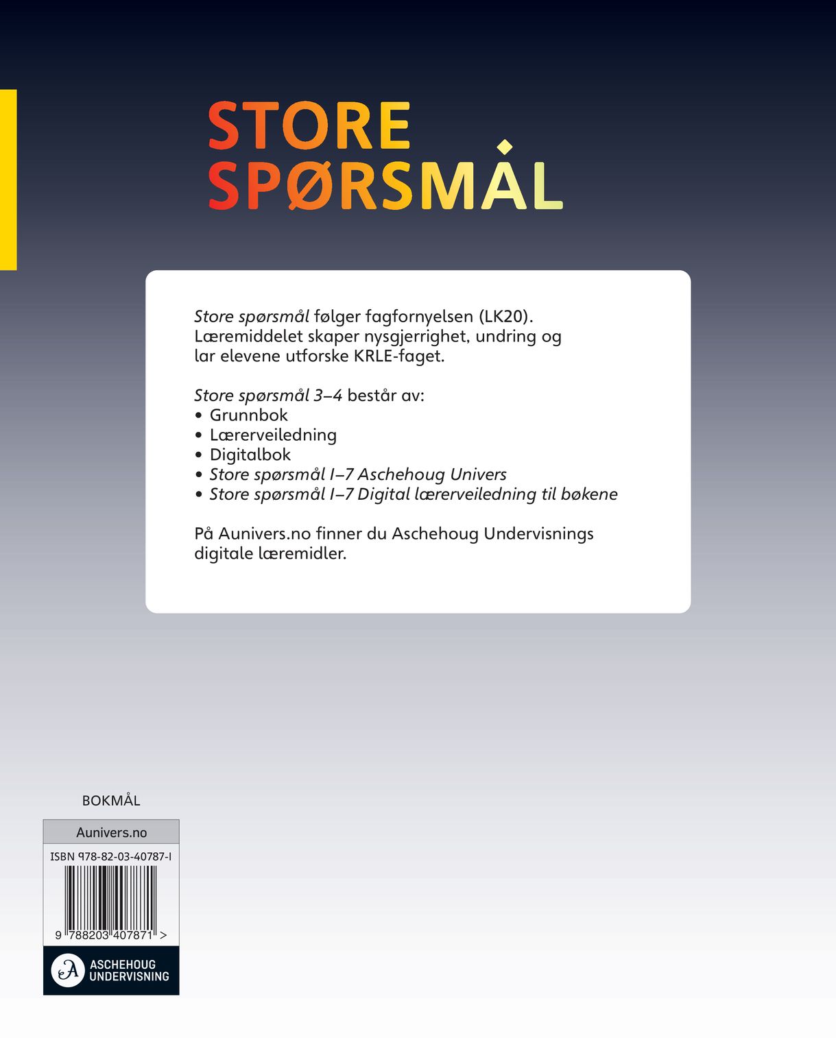 Store spørsmål