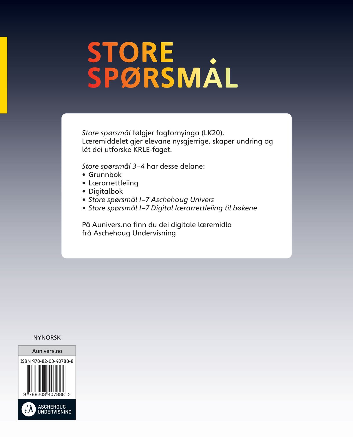 Store spørsmål