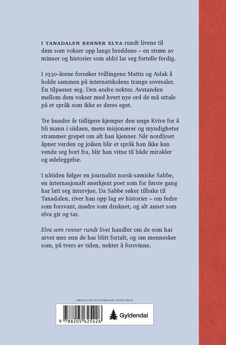 Elva som renner rundt livet