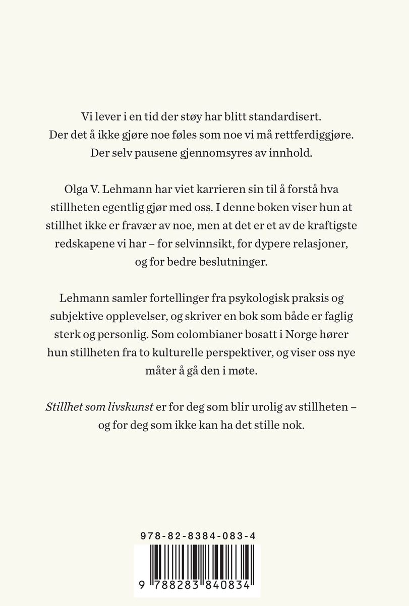 Stillhet som livskunst