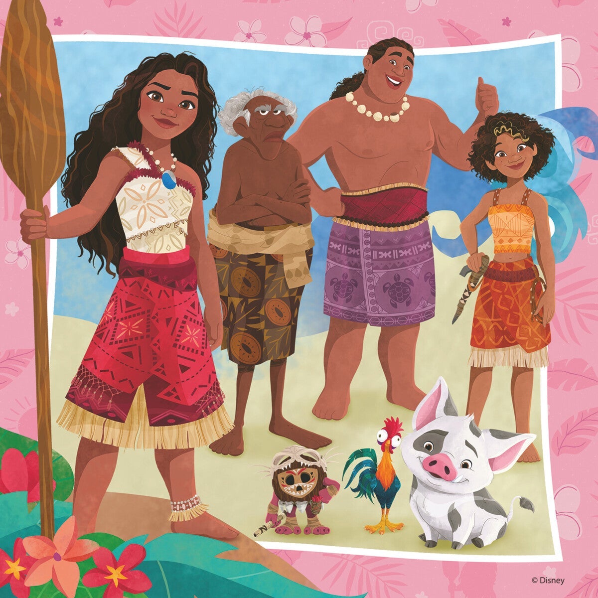 Puslespill 3x49 Disney Vaiana 2 Ravensburger