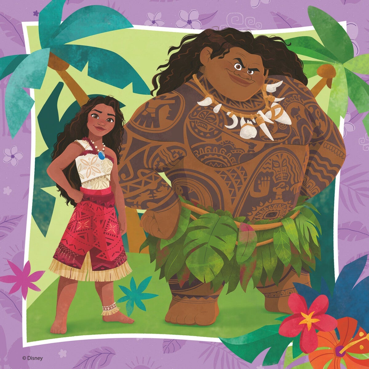 Puslespill 3x49 Disney Vaiana 2 Ravensburger