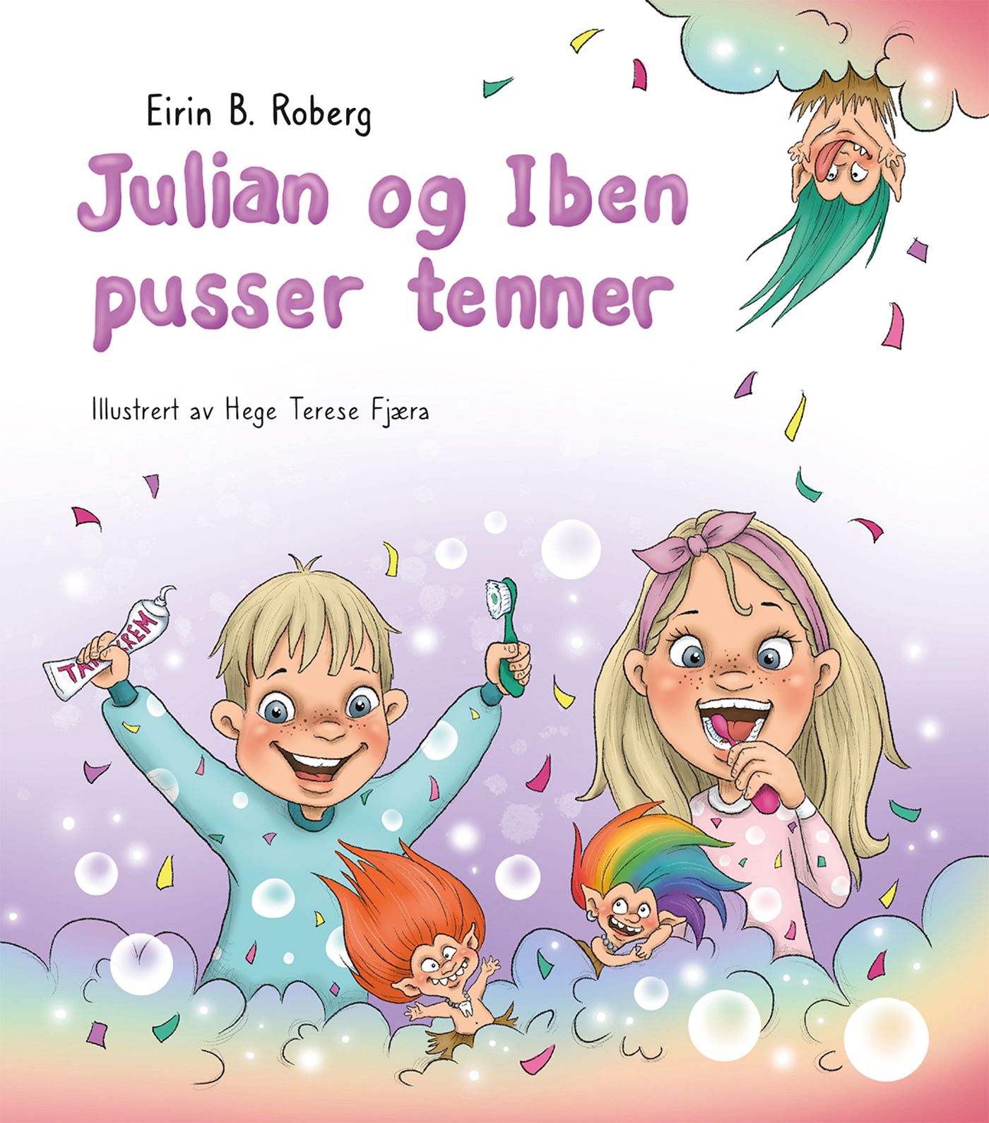 Julian og Iben pusser tenner