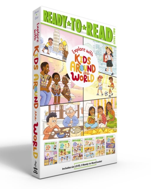 Explore with Kids Around the World (Boxed Set) - School's in Session; Game On!; What's Cooking?; The World's Wonders; Getting All Dressed Up!; Celebrate Every Day!