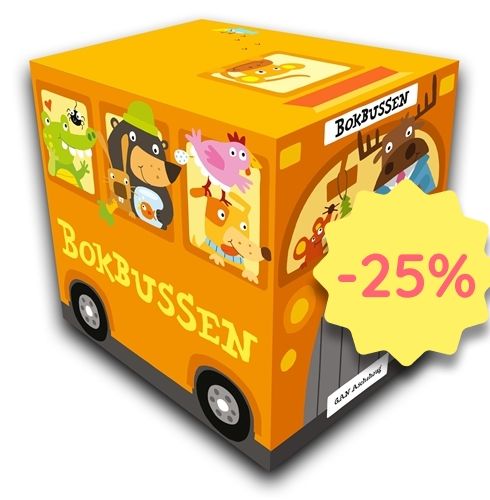 Bokbussen oransje