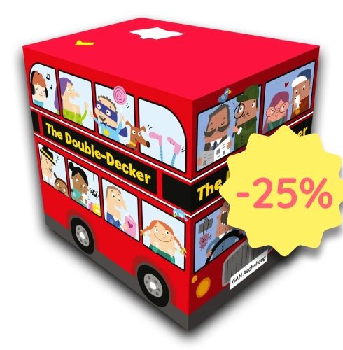 The red double-decker