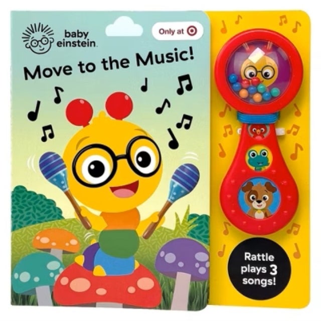Baby Einstein Rattle Sound Book Move To The Music
