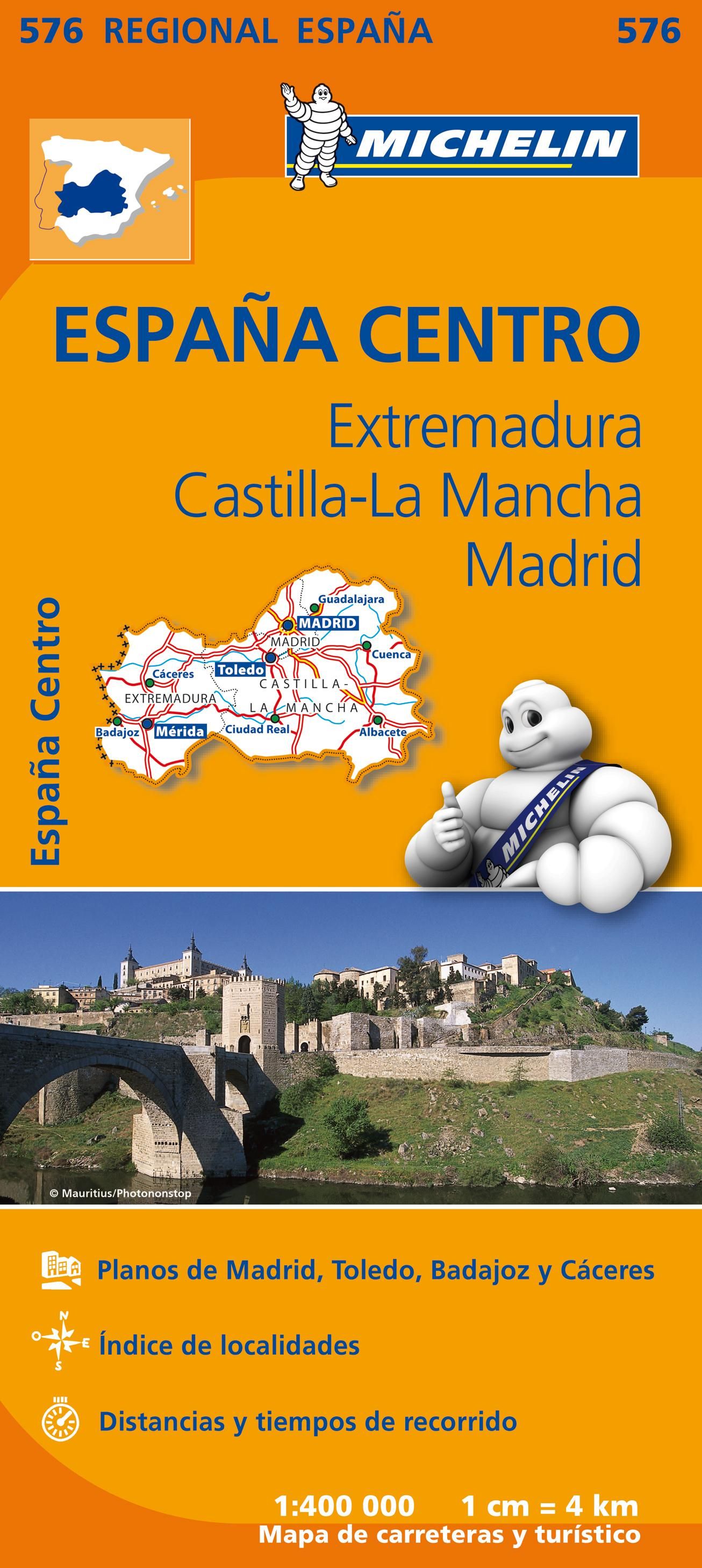 España centro - Extremadura, Castilla-La Mancha, Madrid