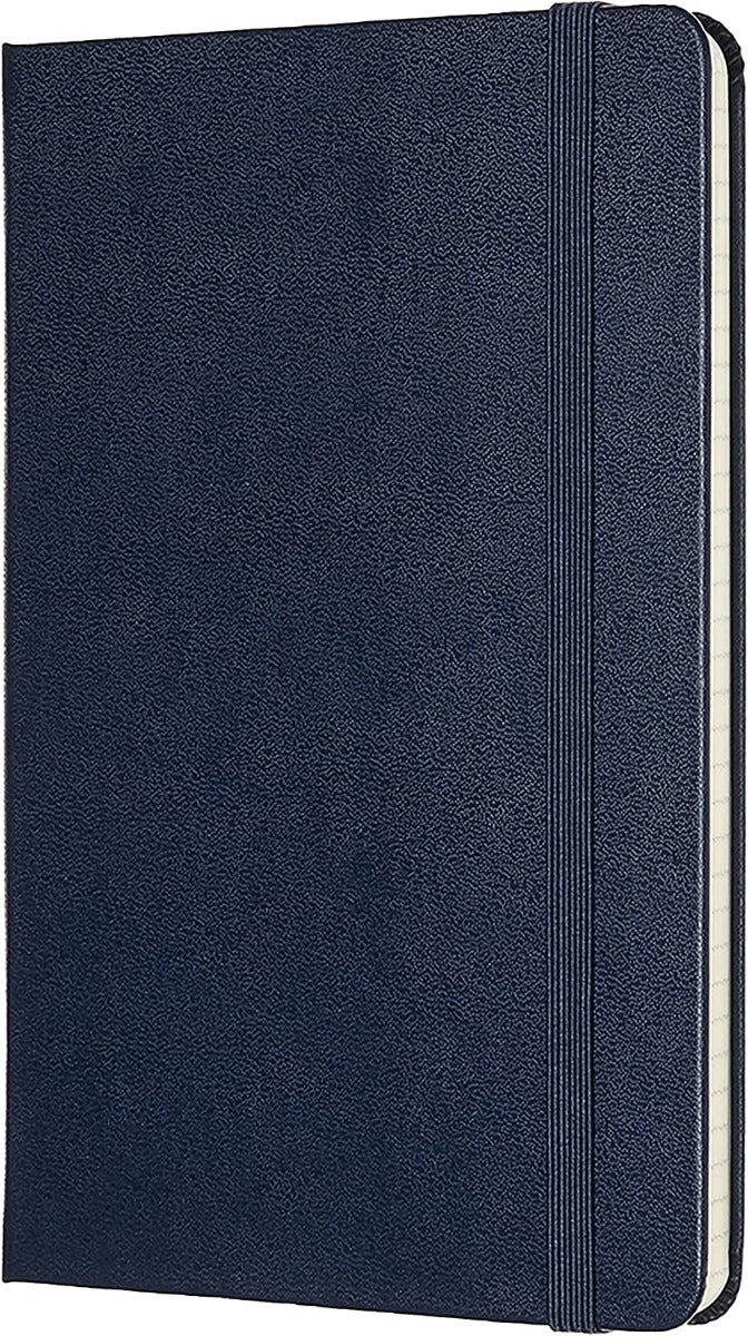 Moleskine Medium Squared Hardcover Notebook: Sapphire Blue
