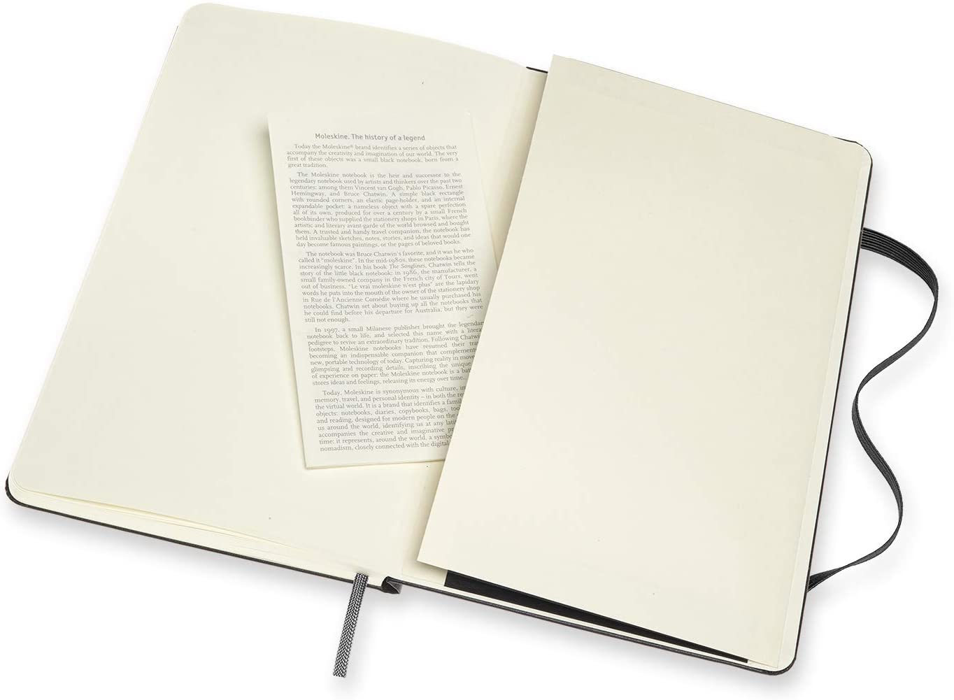 Moleskine Notatbok Double Layout 13x21cm Sort
