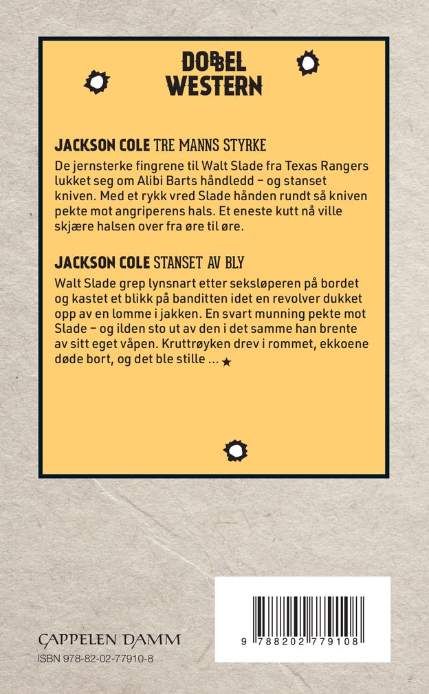 Tre manns styrke ; Stanset av bly