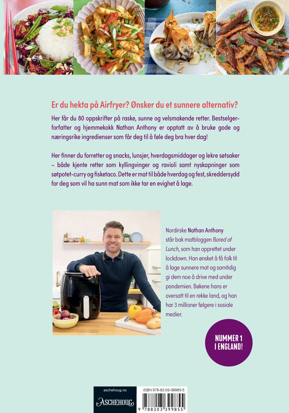 Den sunne airfryer-boka