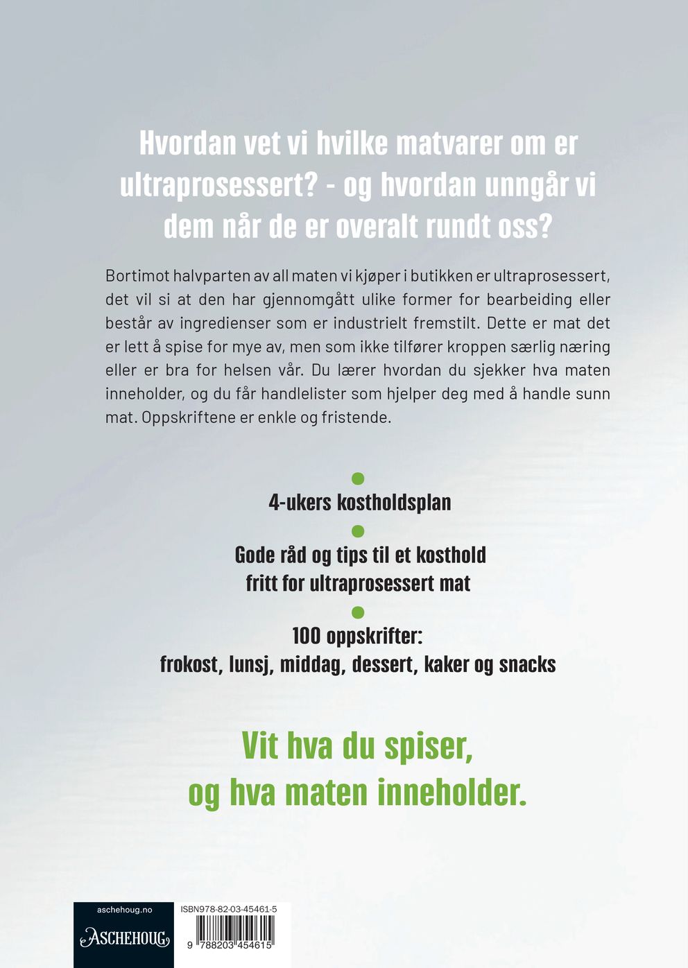 Kutt ultraprosessert mat på 4 uker