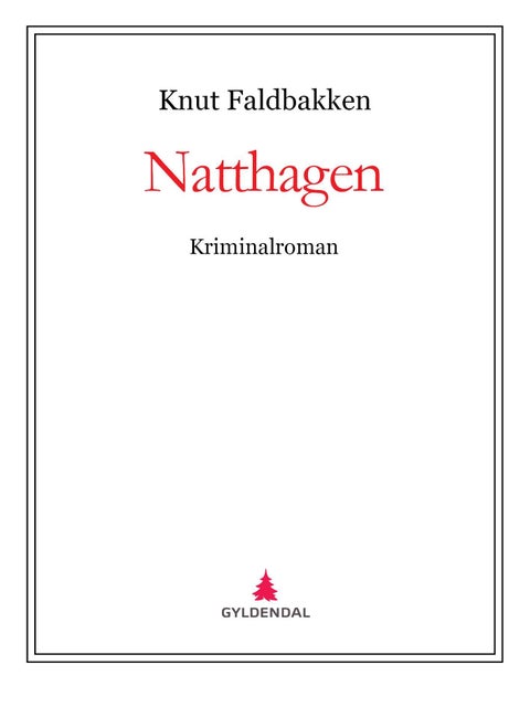 Natthagen - kriminalroman