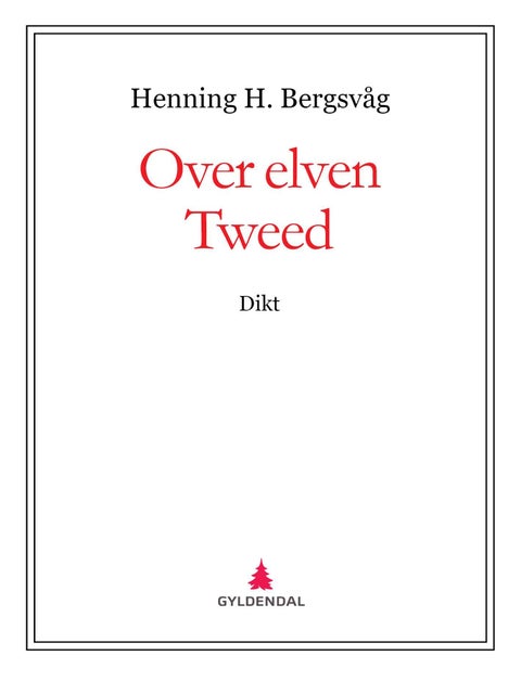 Over elven Tweed - dikt