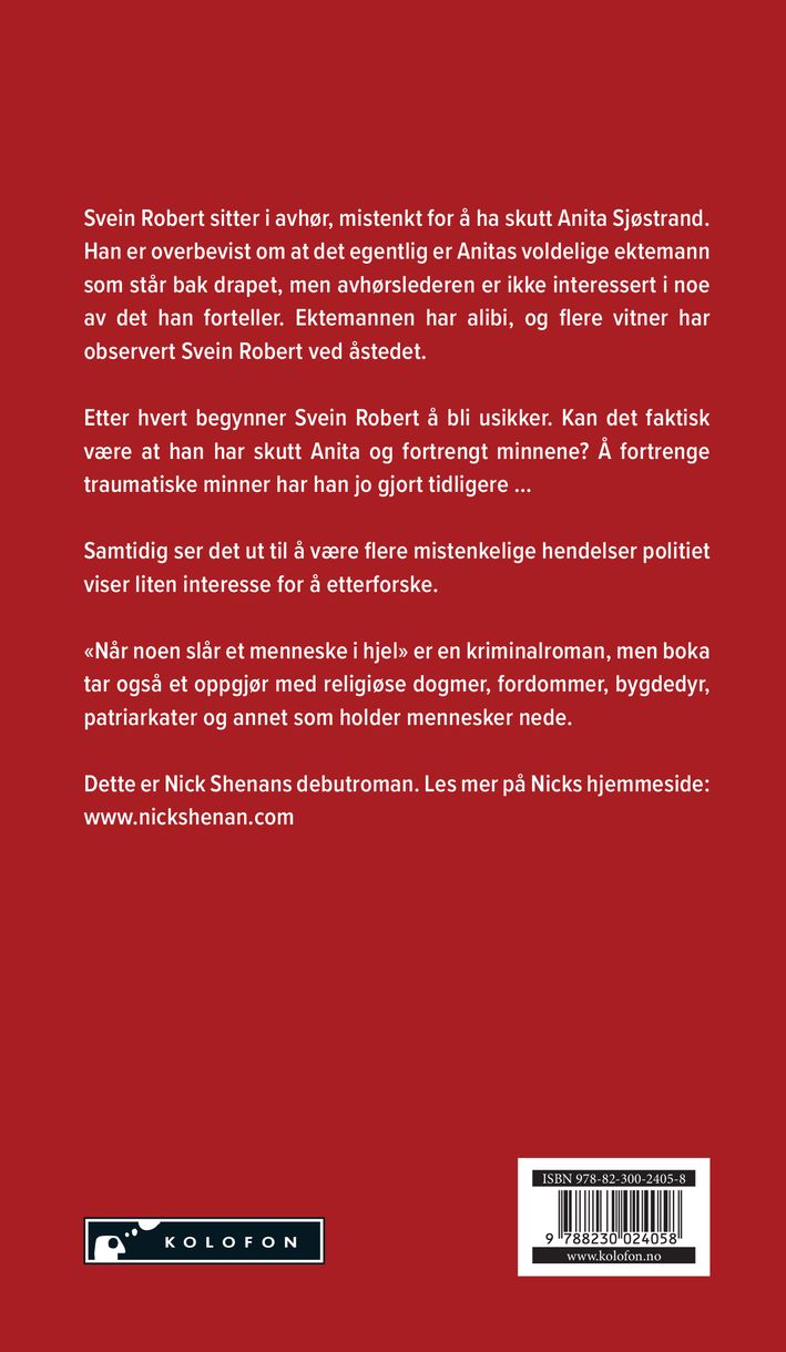 Når noen slår et menneske i hjel
