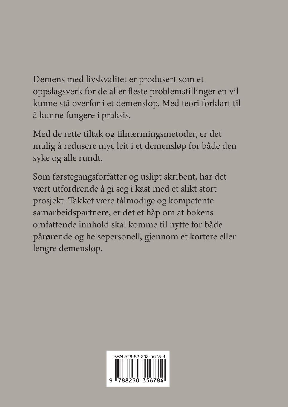 Demens med livskvalitet