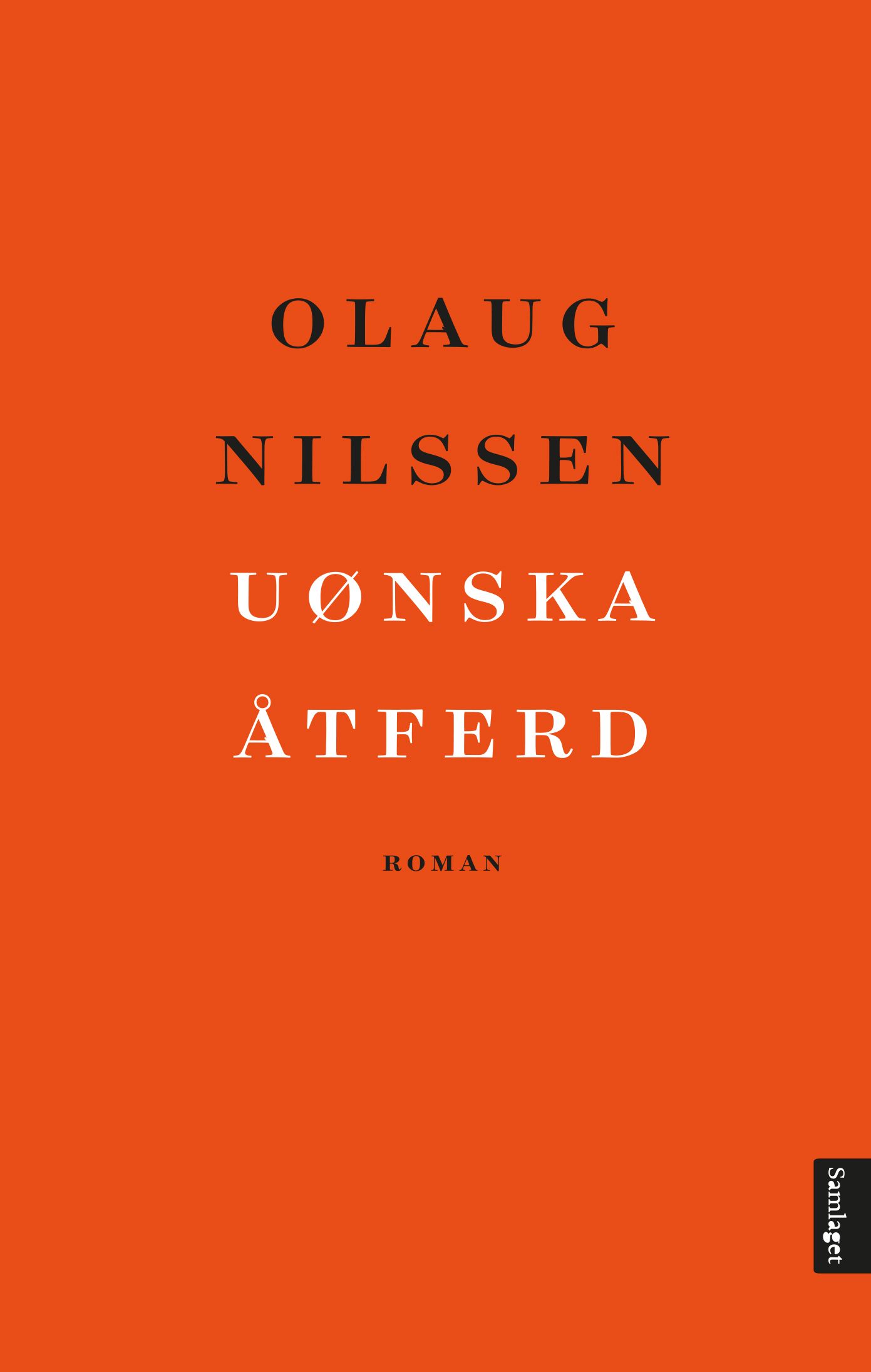 Uønska åtferd - roman