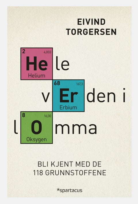Hele verden i lomma - bli kjent med de 118 grunnstoffene