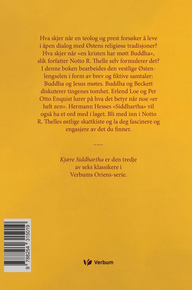 Kjære Siddhartha