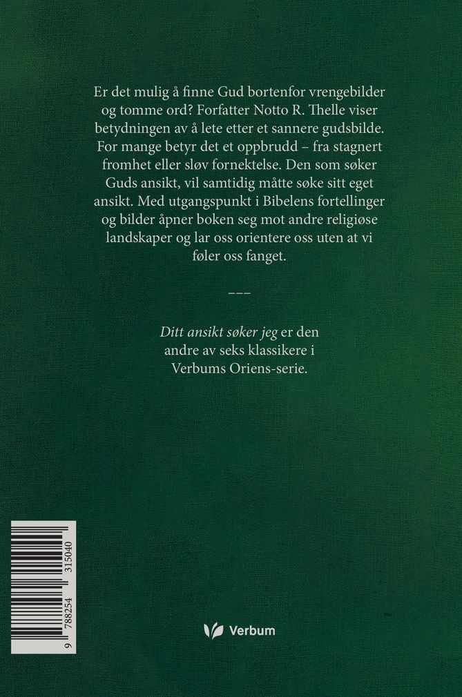 Ditt ansikt søker jeg