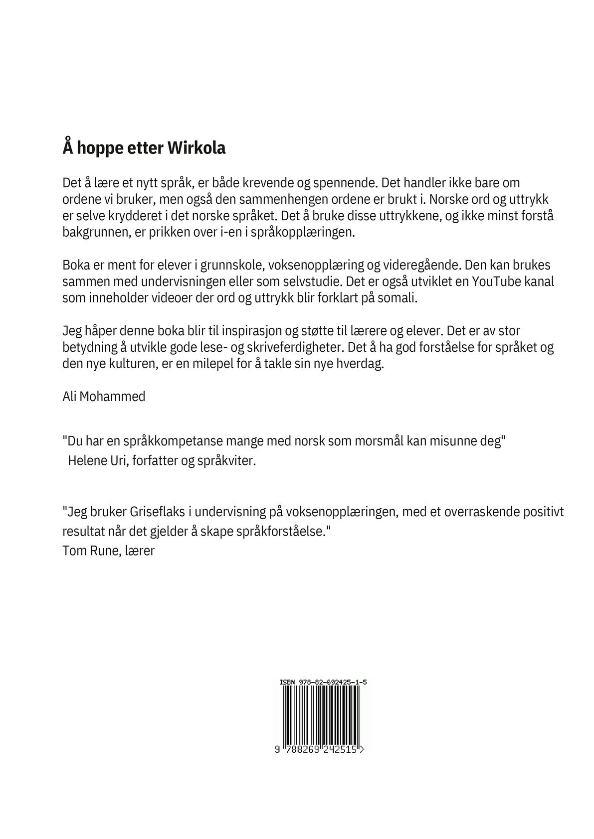 Å hoppe etter Wirkola