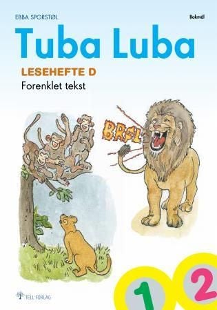 Tuba luba 1-2 - lesehefte D : forenklet tekst