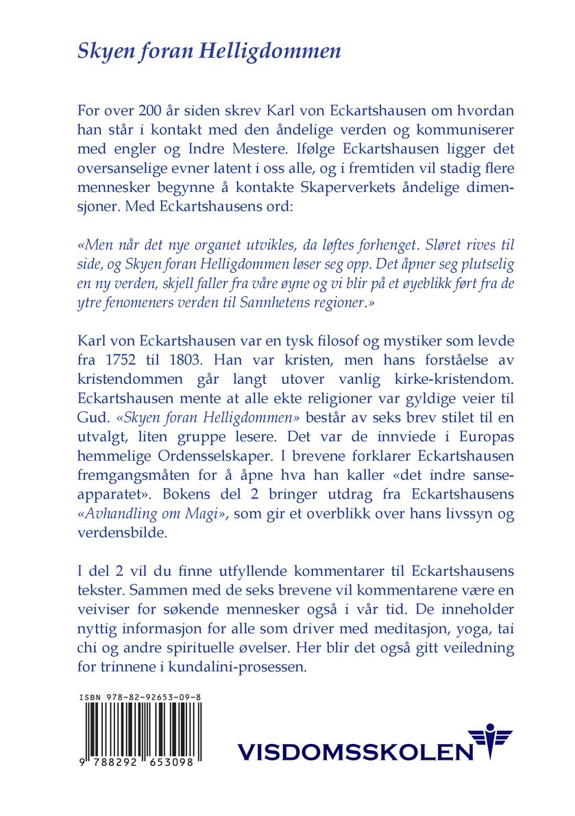 Skyen foran Helligdommen